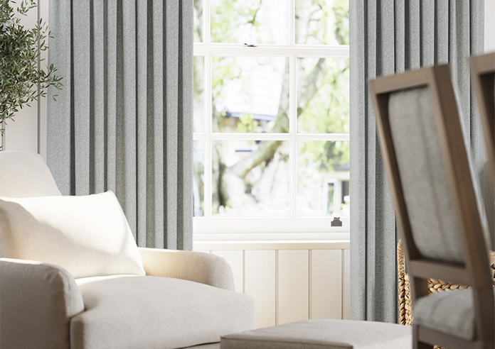 Soft Chevron, Urban Grey - Made to Measure Curtains - Image 5